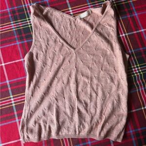 Elegant Pink Sleeveless Top